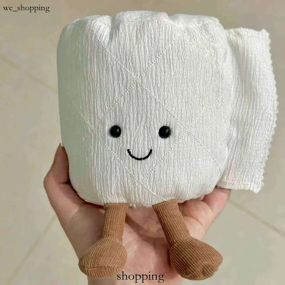 Dolls jellys Cat Amuseables Toilet Roll Plush Children's plush toys roll of Soft Toy toilet paper body pillow Cute Soothing the Doll Gifts