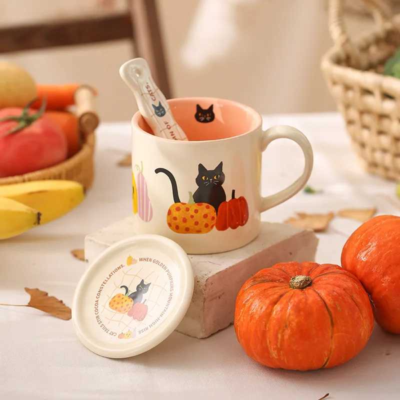 Ins Style g Creative Cute Cup Ceramic High Aesthetic Value Household Coffee Cup H251209