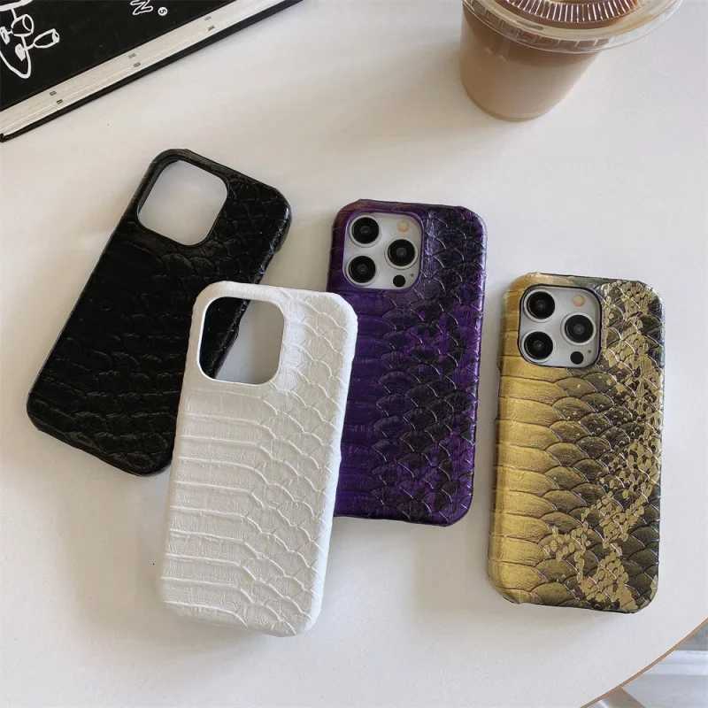 Luxury Leather Realistic Snake Skin Texture Phone Case for IPhone 16 15 Pro Max Plus 5G for Fashion PU Seismic Cover C251209