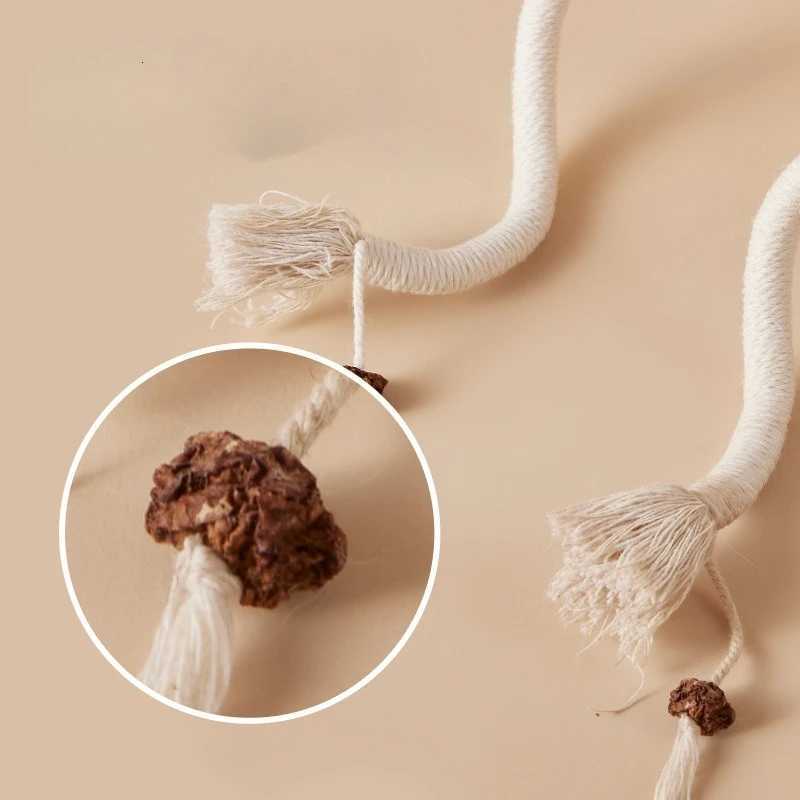 Cat and dog bite rope toy a self soothing toolfor relieving boredomgrinding teethenduring bites consuming energyteasing catstick M251209
