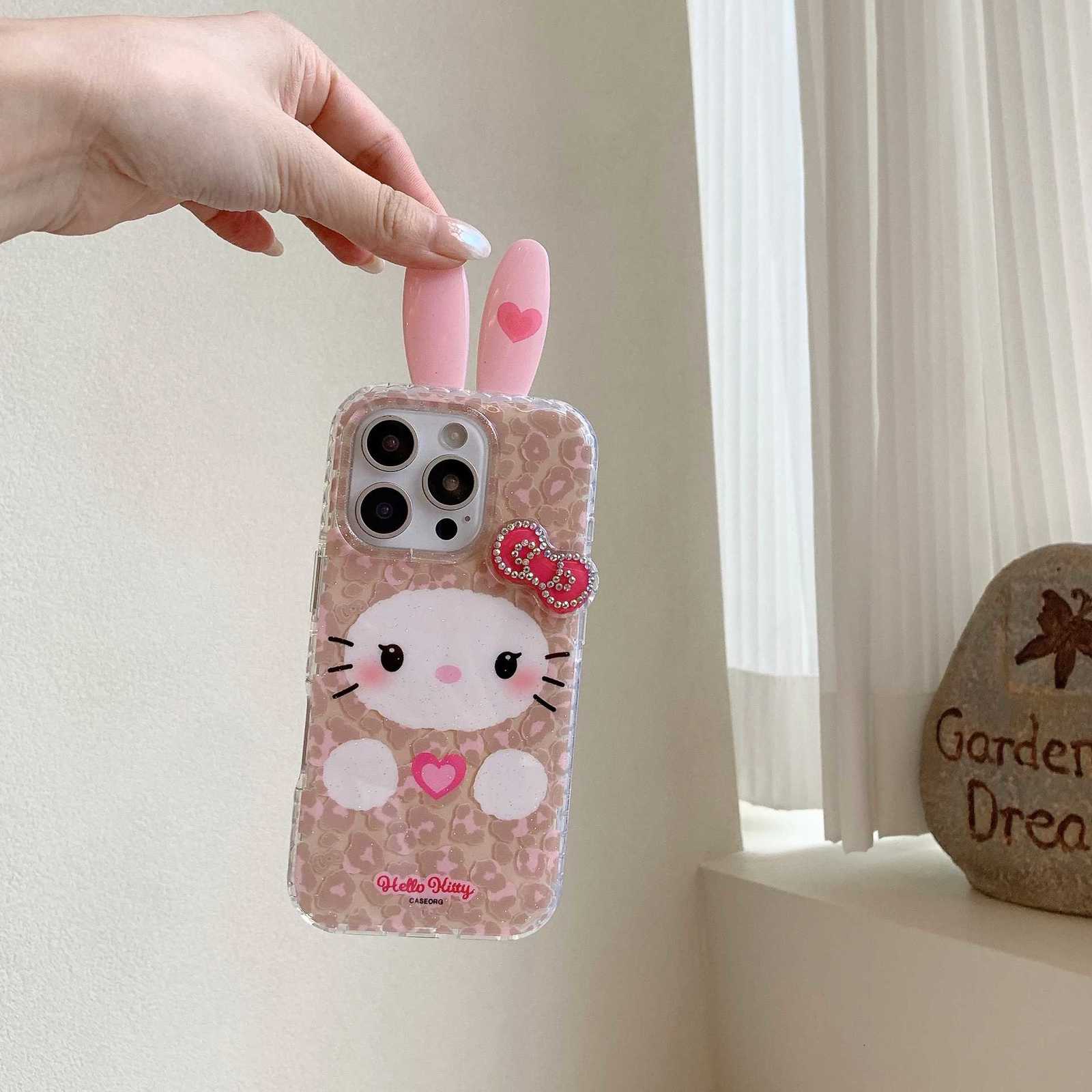 er Cute Rabbit Ears Phone Case for iPhone 14 15 16 17 Pro Max - Birthday Gift Melody Design Latest Item C251209