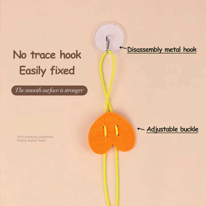 New Interactive Toy with Elastic Cat Catching Rope and Retractable Door Hanging for Cats To Exercise Indoors M251209