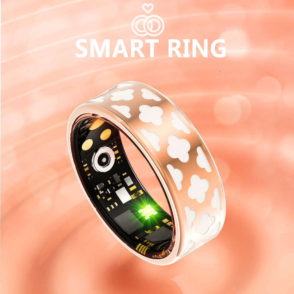 Famous Brand R Health Enamel Color IP Waterproof Oxygen Blood Pressure Pedometer Smart Ring