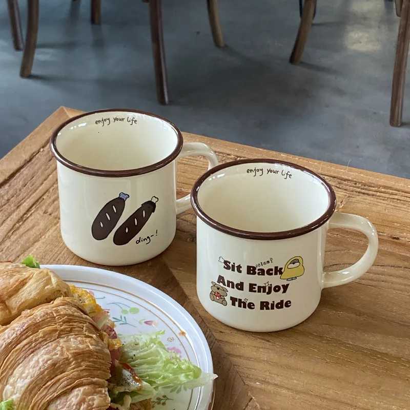 Cute Bread Dog Ceramics gs Coffee g Milk Tea Off Cups Drinkware the Best birthday Gift H251209