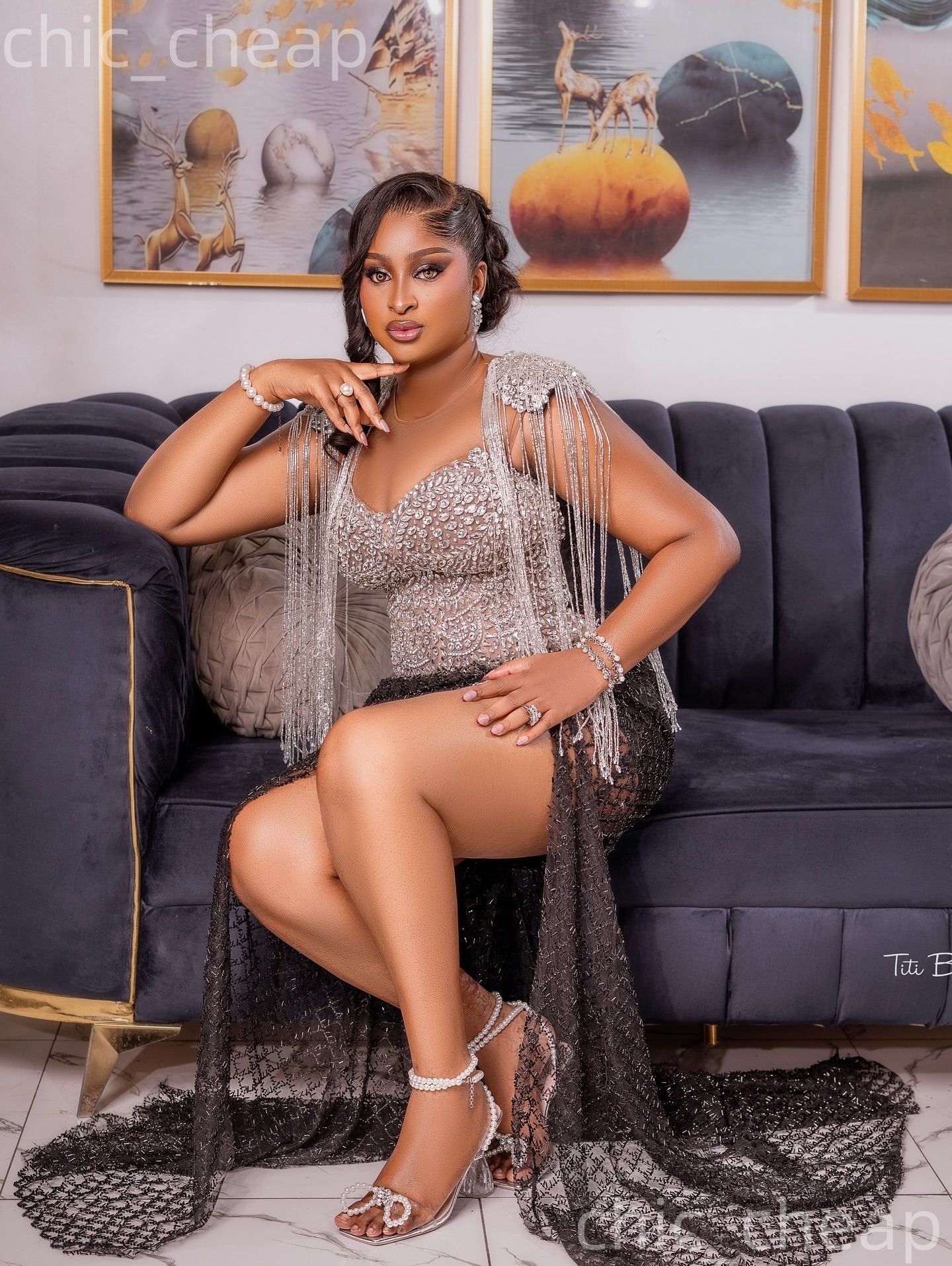 Aso Ebi Black Mermaid Prom Dresses 2026 Crystals Tassels Illusion Evening Formal Party Second Birthday Engagement Gowns Plus Size Dress For Special Oc