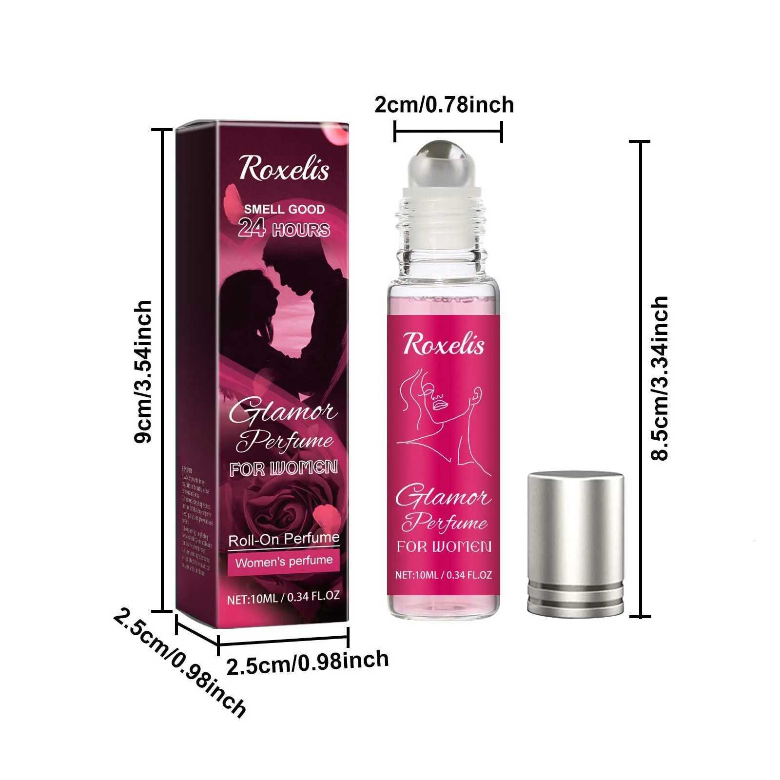 Roxelis 10ml Pheromone Perfume Roller Ball Long Lasting Natural Refresh Flirting Glamour Release Dating Couple Charming PerfumeT251209