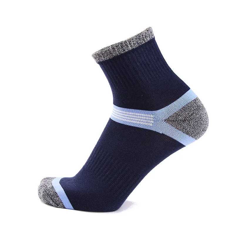 High Quality 5Pairs Mens Sports Socks Cotton Basketball Running Socks Comfortable Breathable Male Socks NewT251209