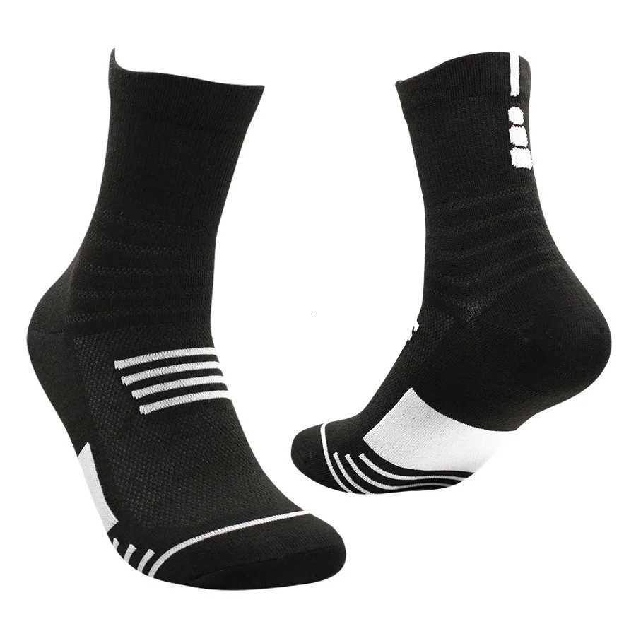 1/6 Pairs Men Basketball Sports Socks Fashionable Stripes Sweat Absorbing Breathable Running Badminton Couple Casual SocksT251209