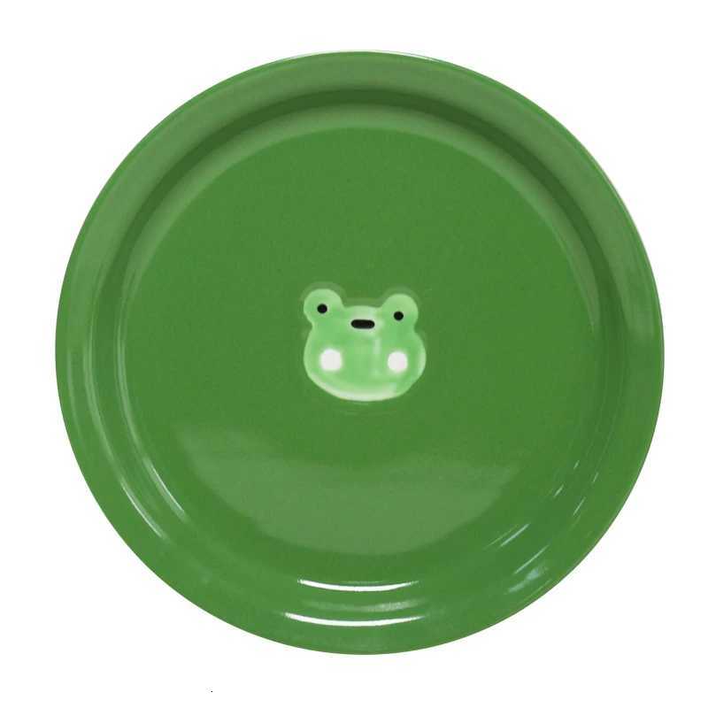 Creative Cute Ceramic Hand-painted Frog g Dessert Plate Summer High-value Water Cup Household Milk Coffee Cup Birthday Gift H251209