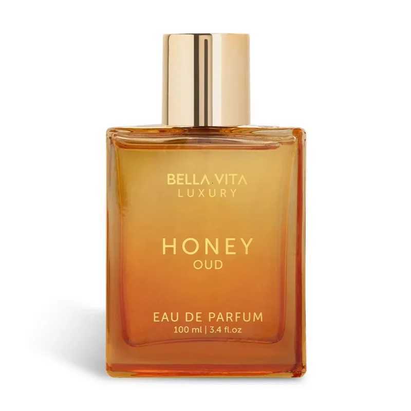 Bella Vita Honey Oud Perfume 34ozLuxury Arabian Unisex Fragrance Long Lasting Parfum with Sweet Honey Woody for Women MenT251209