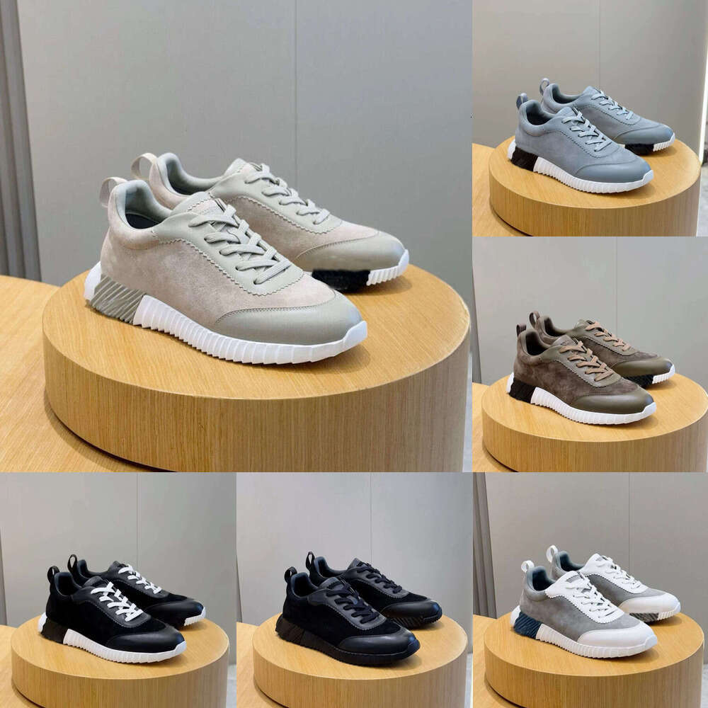 Bouncing Sneakers designer Mens shoe Suede Mesh Calf Leather platform Trainers Comfort Ultra-lightweight dress formal casual running Sports office Walking shoes
