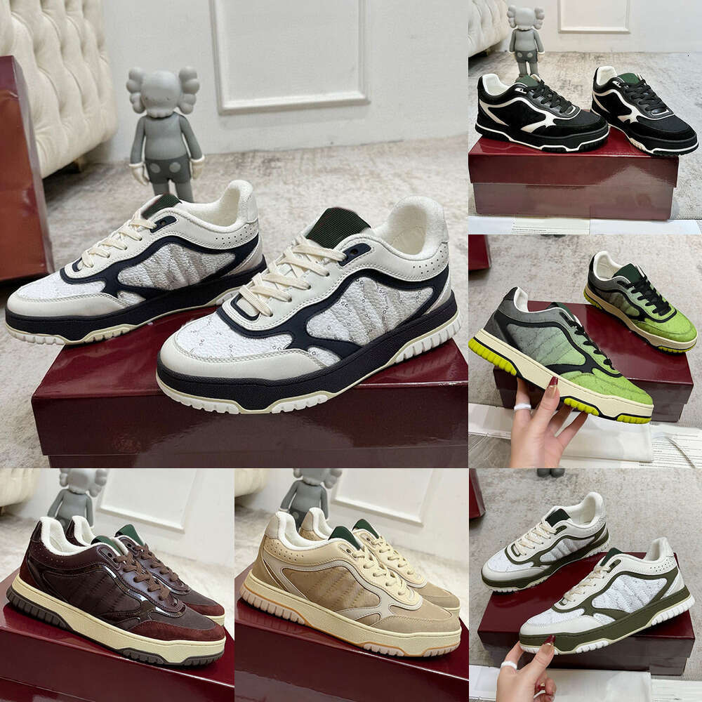 dhgate designer Womens mens shoe luxury Re -Web sneaker classic lace-up low trainer leather dress unisex formal casual office running sports athletic outdoor shoes