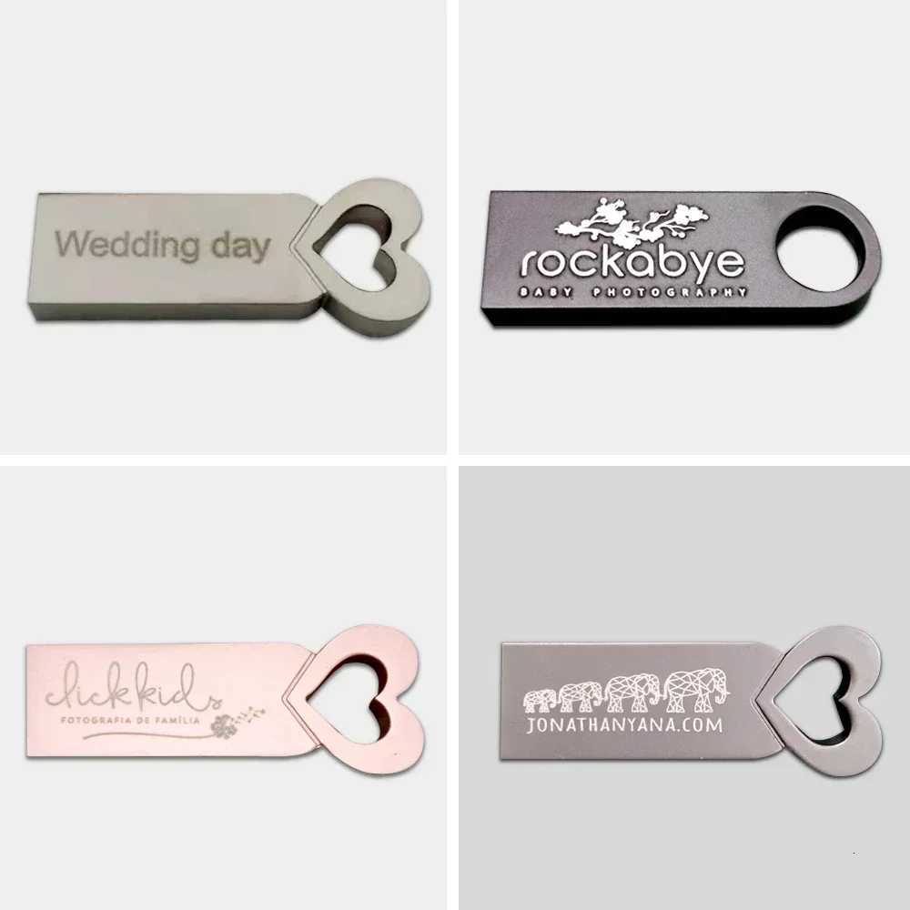 10pcs/lot USB Flash Drive20 Pendrive 64gb 32gb 16gb 8gb 4gb Photography Gift Usb Memory Stick Wedding Day Cle usb C251209