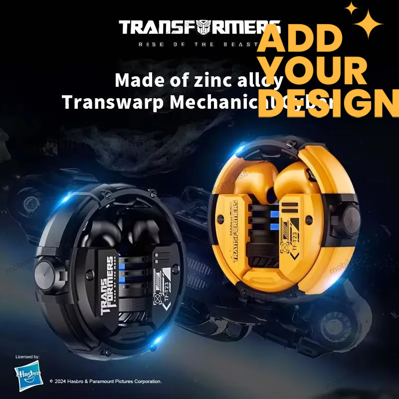 custom TRANSFORMERS TWS Wireless Earphones HiFi Stereo Sound Music Game Earbuds Dual Mode Low Latency HD Call Headphones TF-T23
