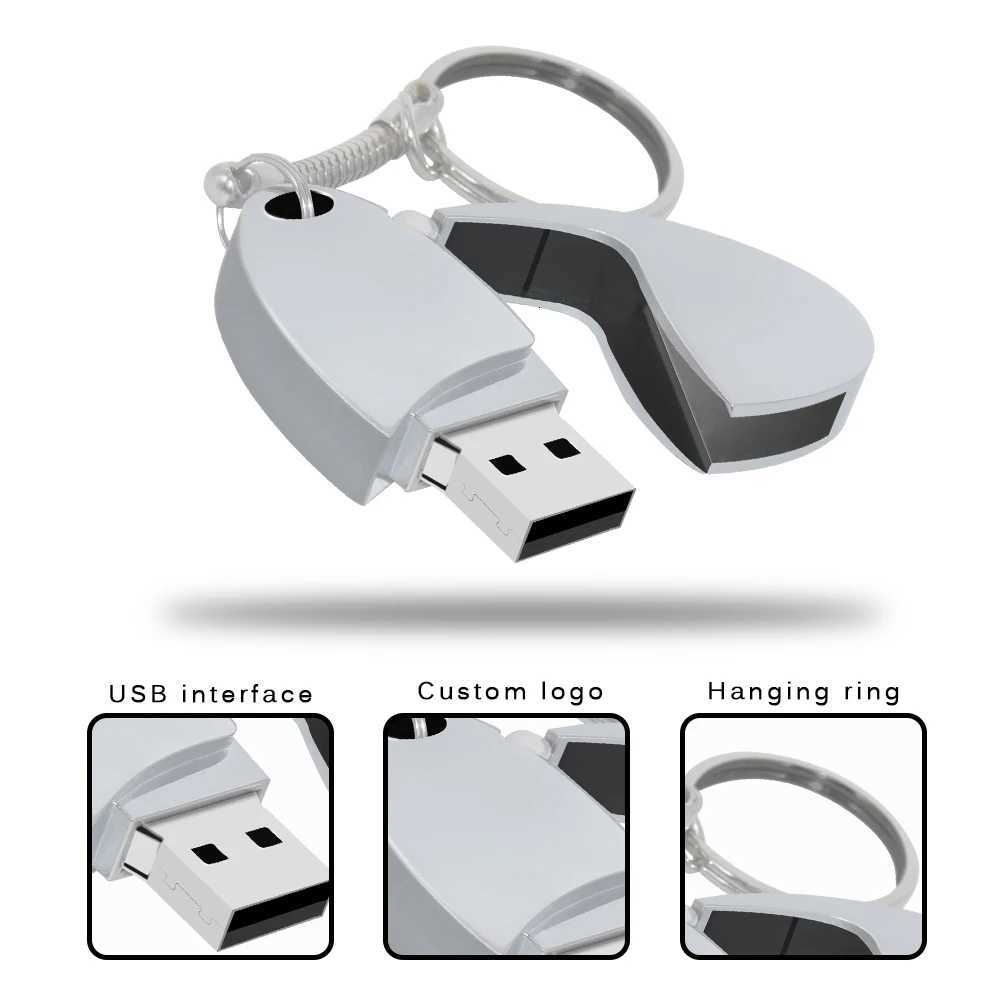 Rotation USB Flash Drive 128GB Pen Drive 8GB 16GB 32GB 64GB High Speed Usb Stick 2 0 Flash Pendrive Gift with Key Chain C251209