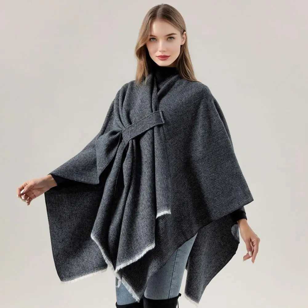 Luxury Ladies Shawl Jacket Women Shawl Jacket Elegant Cashmere Imitation Cloak Shawl for Women Soft Warm Winter Scarf Jacket Stylish Y251208