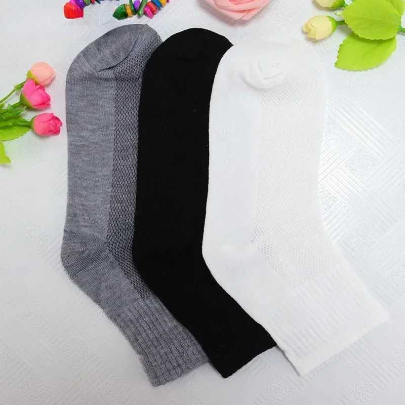 1Pair High Quality Men Spring/Summer Socks Black Mesh Cotton Sock Male Gray Casual Breathable Cheap Socks Drop Shipping EU39-43T251209