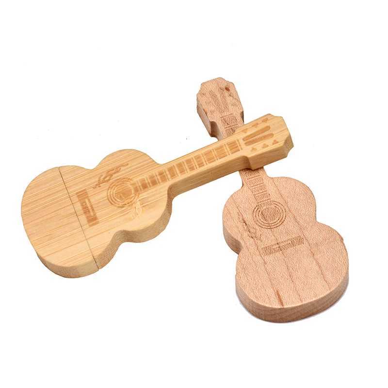 Wooden Guitar Box USB Flash Drive 32gb High-speed Pen Drive 64gb 16gb USB Stick 4gb 8GB Memory Stick Photography U Disk Gift C251209