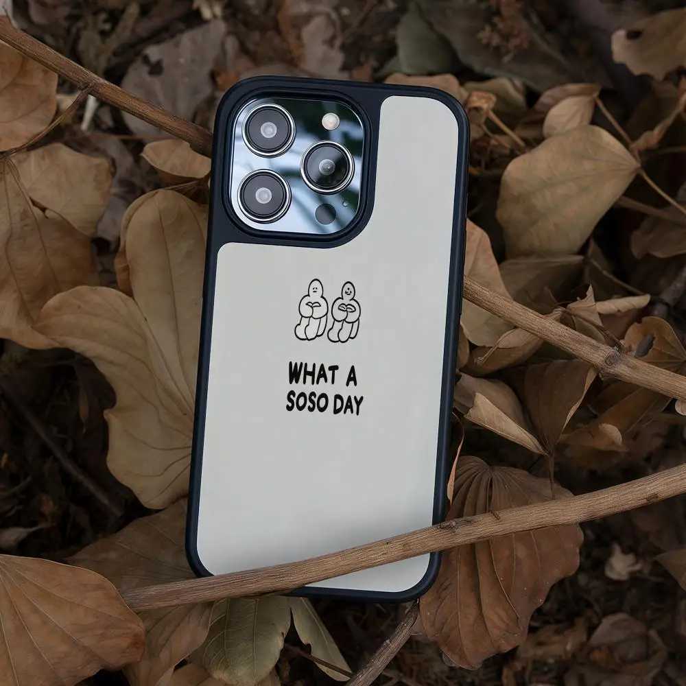 Black Graffiti Phone Case For IPhone17 16 15 14 13 12Plus Pro Max Case Advanced Carbon Fiber Black Frame Acrylic Case C251209