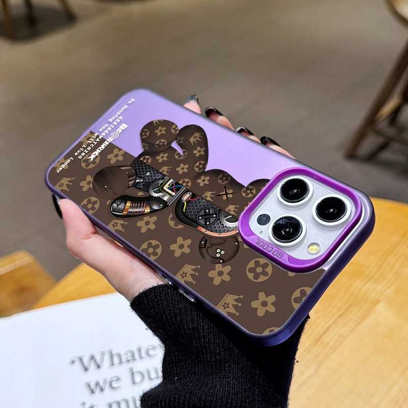 luxury Robot Bear Cool Design PC Hard Phone Case for iPhone 17 Air 16 15 11 12 14 13 Pro Max XS X XR Plus 8 7 SE 2020 Shockproof Cover C251209