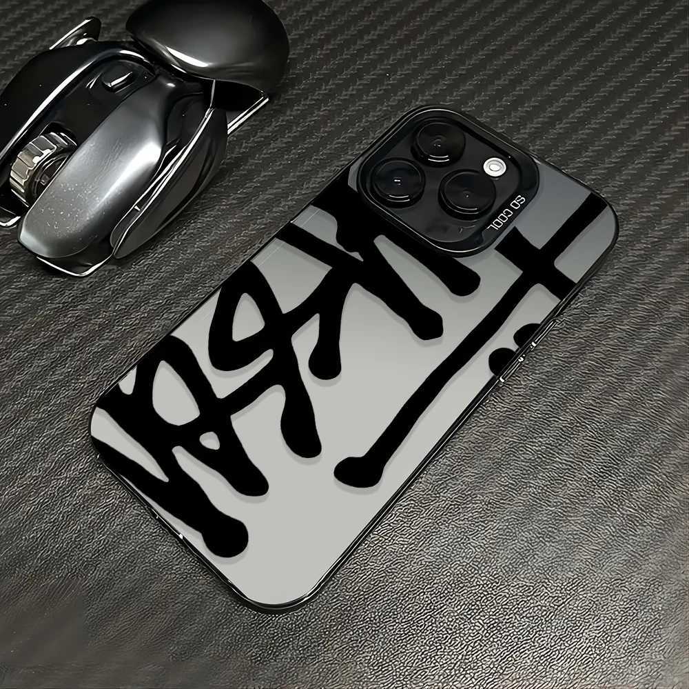 and stylish phone case for iPhone 16 15 14 13 12 11 Pro/ Max/Plus shock-proof anti-fingerprint Protective cover C251209