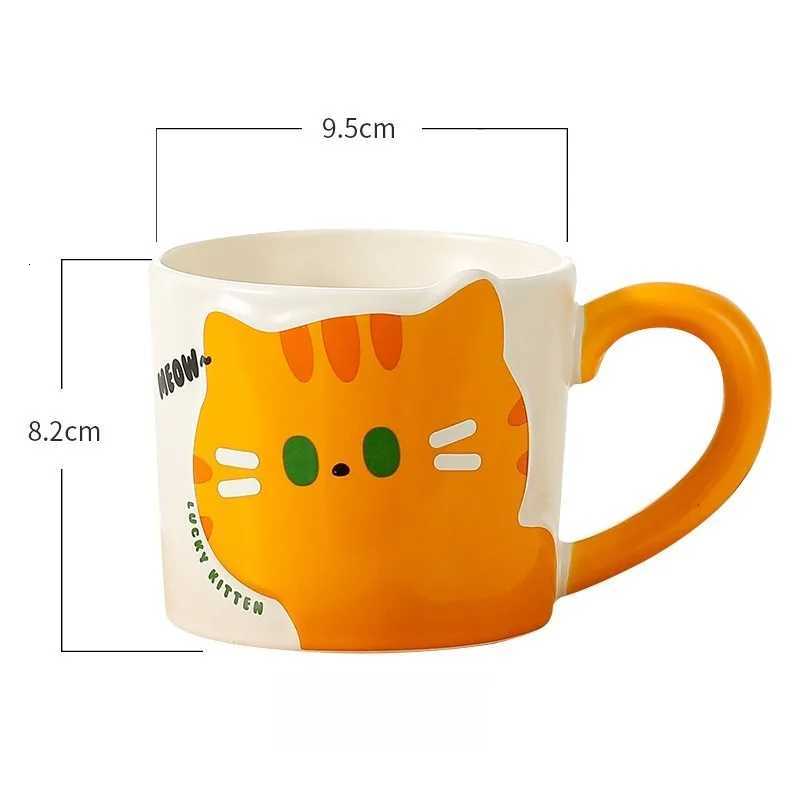 1PC Cute Ceramic Cat g Household Drinking Cup Coffee Cat Cup Souvenir Household Goods Gifts Decorative Accessories H251209