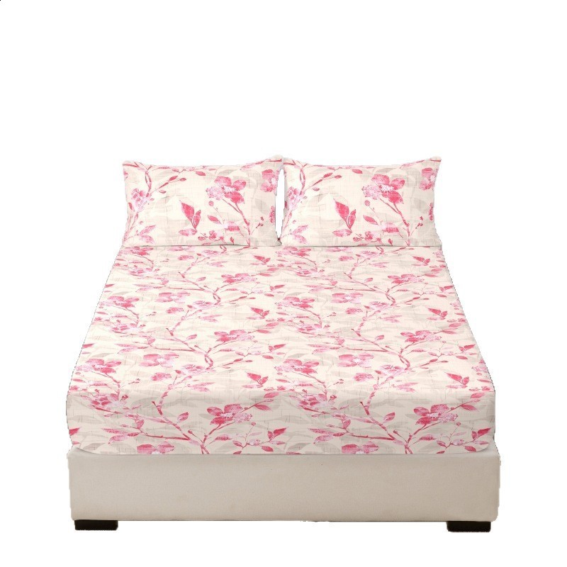 1 Simple modern Geometry printed matte Fitted Sheet bedroom printed bed cover bedding excluding pillowcases 251128