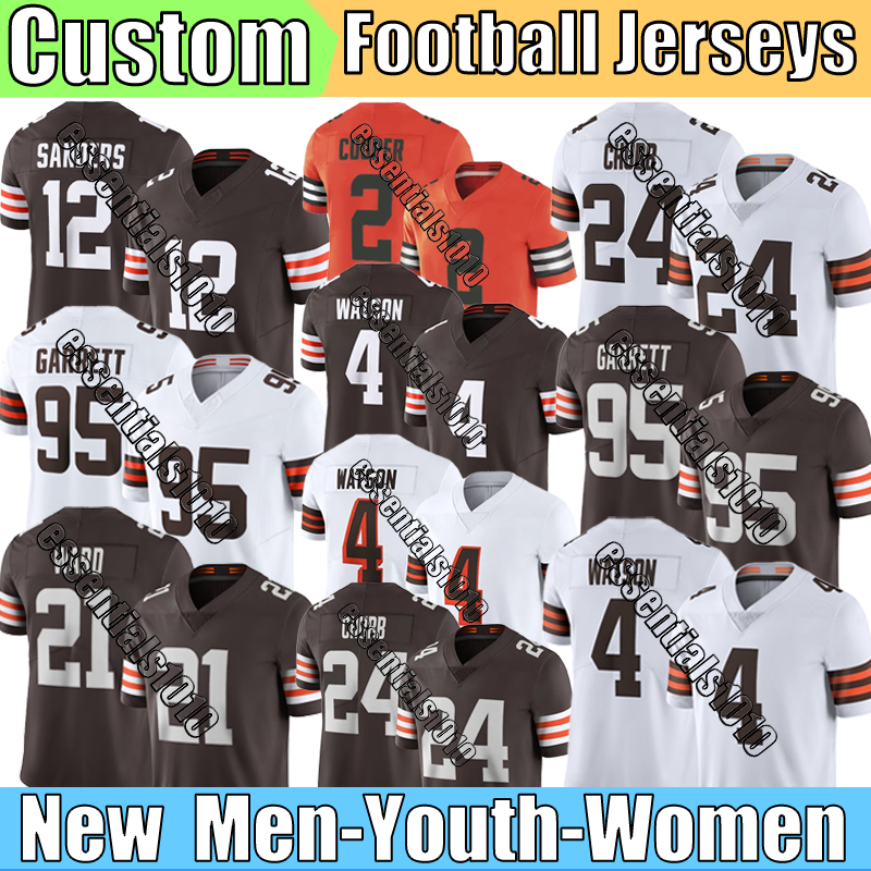 Clevelandcity Brownsjersey Bitonio Jeudy Watson Owusu-Koramoah Teller Chubb Newsome II Football Jerseys Sanders Njoku Judkins Ward Gabriel Football Jerseys
