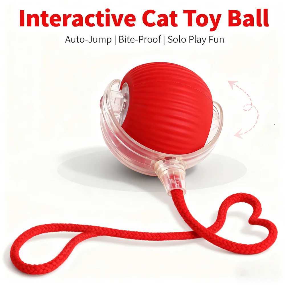 Electric Automatic Rolling Cat Ball - Smart Sensor Rechargeable Interactive Toy with Teaser Bird Cat Toy for Cats M251209