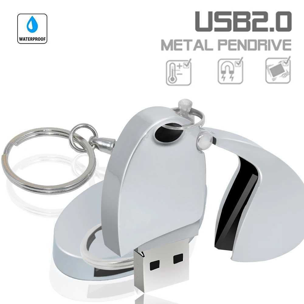 Rotation USB Flash Drive 128GB Pen Drive 8GB 16GB 32GB 64GB High Speed Usb Stick 2 0 Flash Pendrive Gift with Key Chain C251209