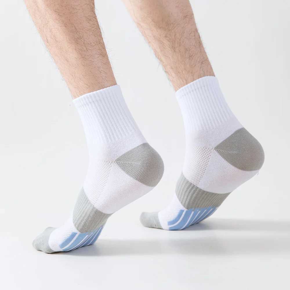 Mens Ankle Socks with Cushion Athletic Running Socks Breathable Comfort for 5 Pairs Lot Sports Sock for menT251209
