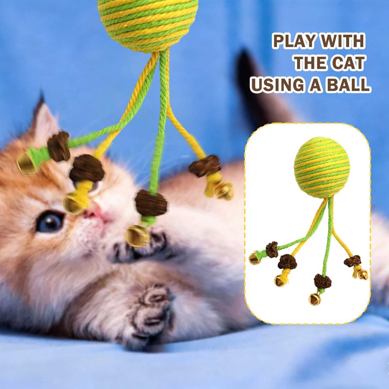 Creative Pet Ball Pet Toys Indoor Interactive Pet Ball Small Cats Dogs Fun Toy For Kitten Teeth Cleaning Pet Supplies M251209