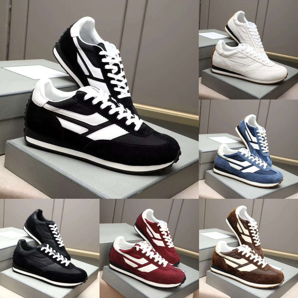 designer Mens shoe Rubber Sole Runner office formal Sport running Party Dress athletic Casual outdoor shoes Low-top Suede & Mesh Leather flat Trainers Mick Sneakers