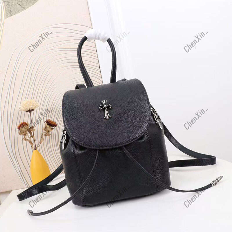 CH bag Charm bag Designer Backpack Crow Crossbody for Women Top Layer Cowhide High-End Feel Niche Fashion Versatile Genuine Leather Backpack