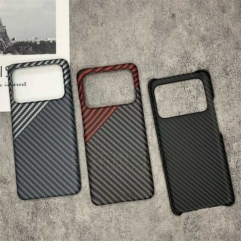 Case For 11 tra Case Matte Hard Carbon Fiber Texture Pattern Slim Thin Cover For Mi 11tra 5G Shell Bumper C251209