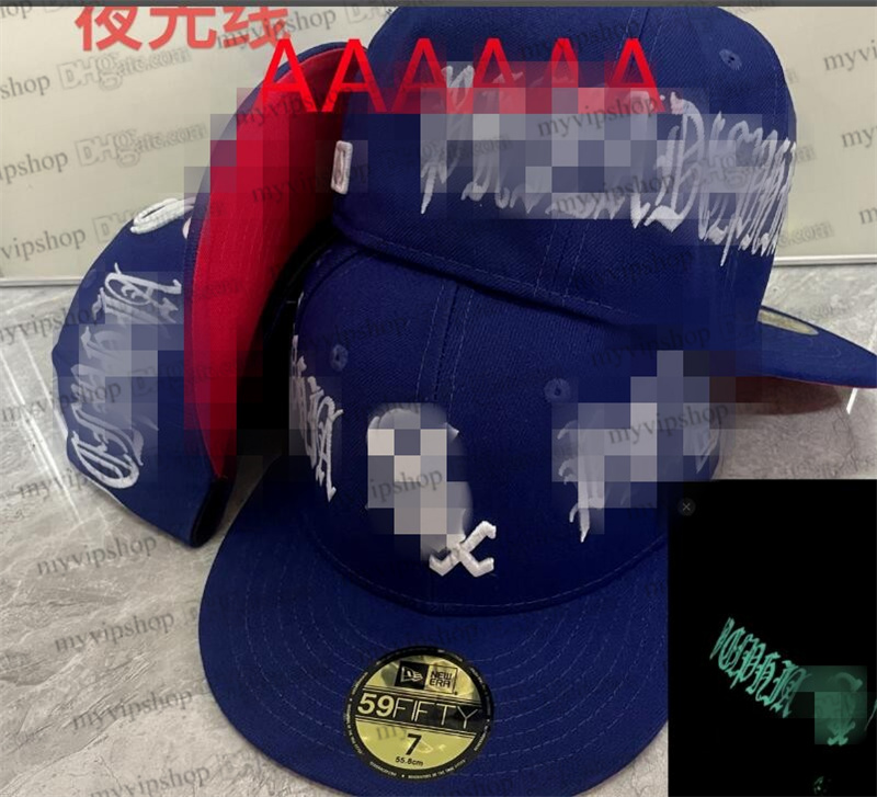 2025 Men's Baseball Fitted Hats Funny Cute angel stitched Full Closed Caps Sport Designer Team Cap Patched Snapback luminous trucker Hats High Quality Sp9-12