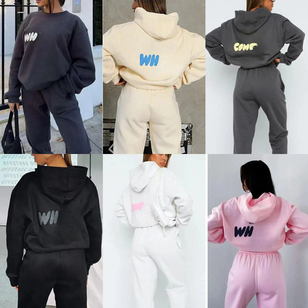 White Foxliness Designer white foxness Women Tracksuits Two Pieces Set New Summer Autumn Hoodie Whitefoxsweatshirtly Fashion Sporty Short Sleeve