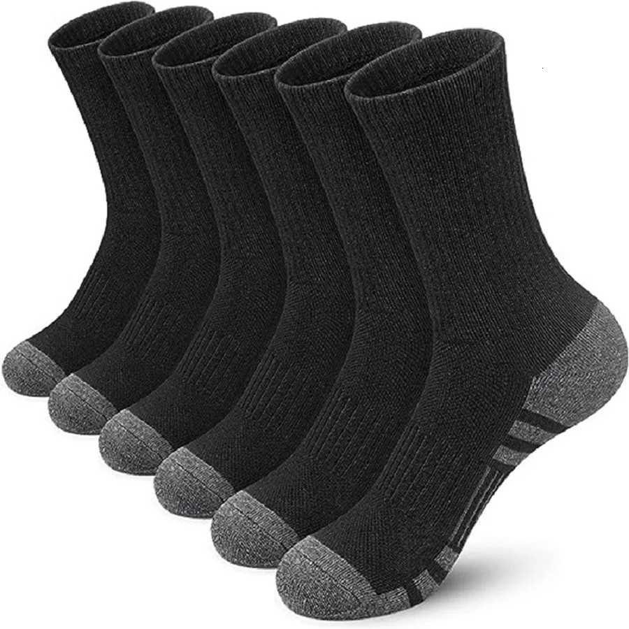 5 pairs of cotton socks in mens sports socks black and white gray long socks in sports socks comfortable and convenientT251209