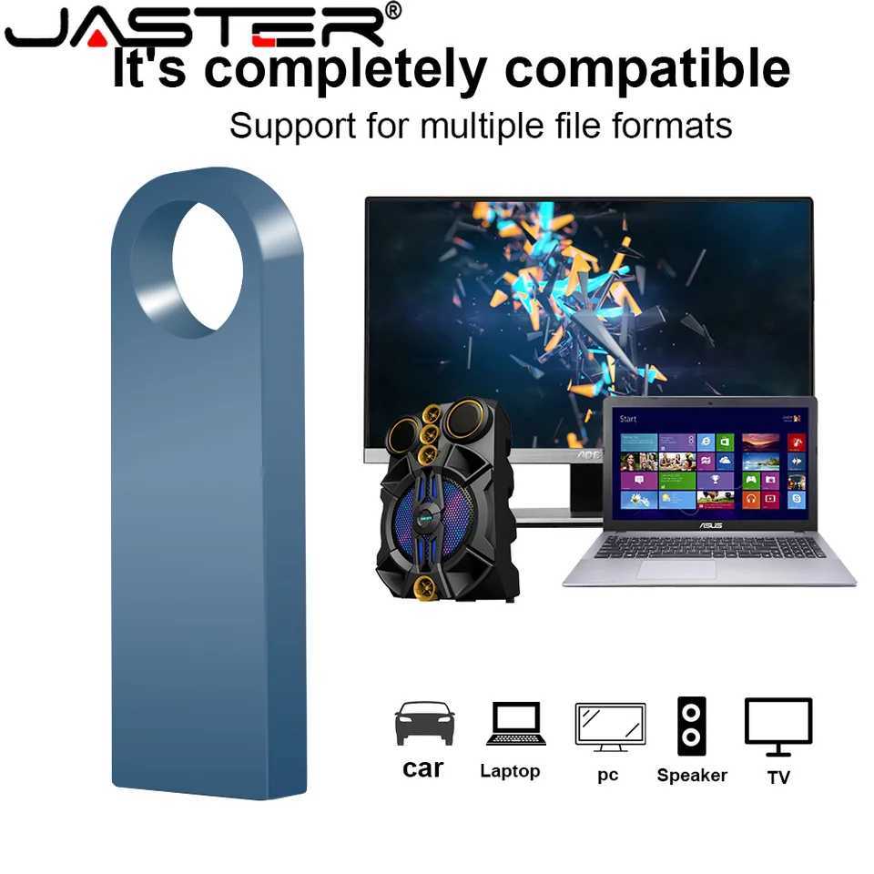 ClearanceHigh Speed USB 20 Flash Drive 128GB Metal Gold Pen Drive 64GB Memory Stick silver 32GB Keychain Business Gift C251209