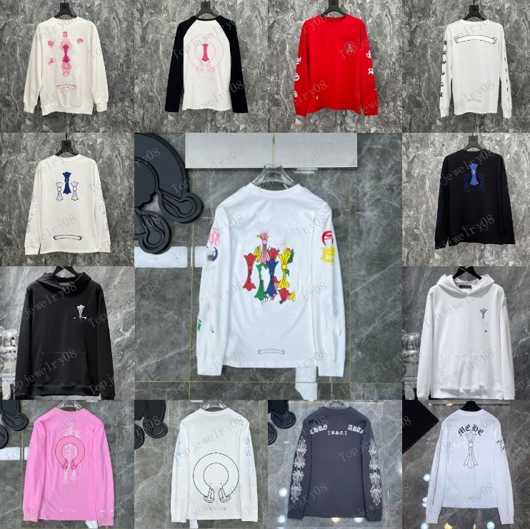 Chrome Hoodie Top Quality Hoodies Designer Hoodies Sweatshirts Hip Hop Running Jacket Pullover Hooded Cardigan Loose Man Hoody women sweaters