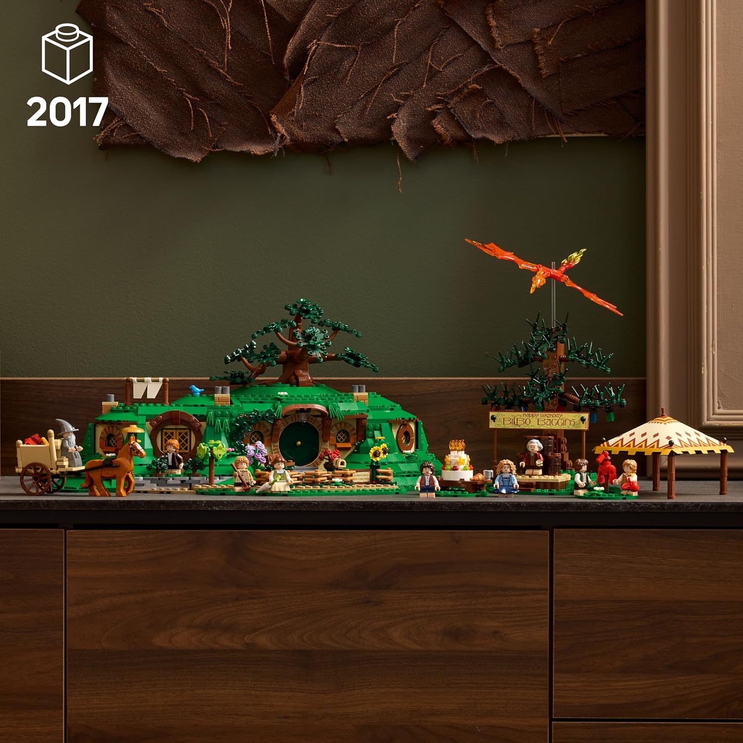 LEGO Icons The Lord of The Rings: The Shire Building Set - Room Decor for Men and Women, Ages 18+ - Adult DIY Collectible for Bedroom or Office - 1035