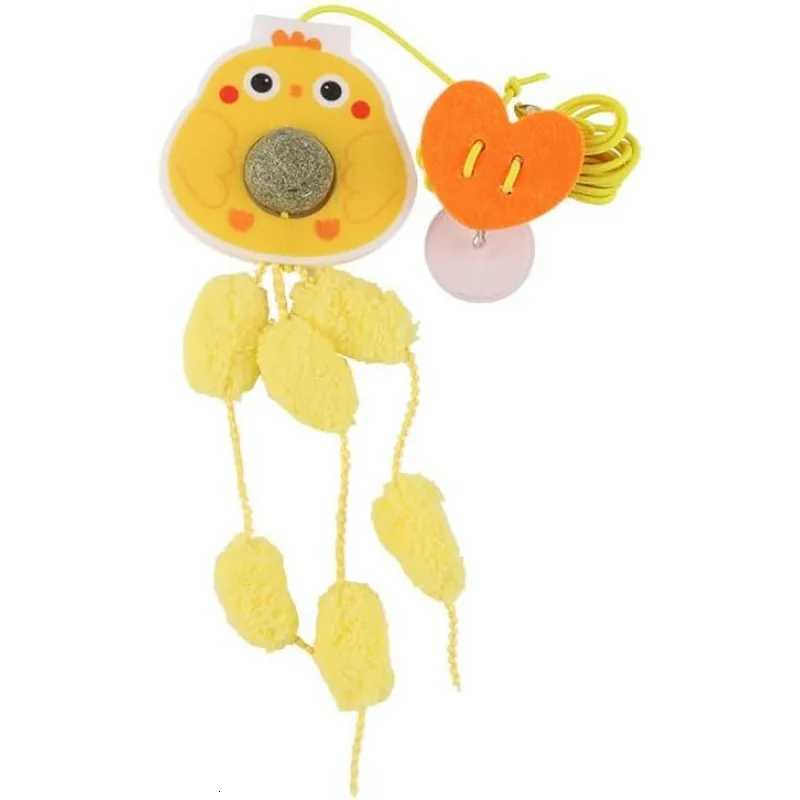 New Interactive Toy with Elastic Cat Catching Rope and Retractable Door Hanging for Cats To Exercise Indoors M251209