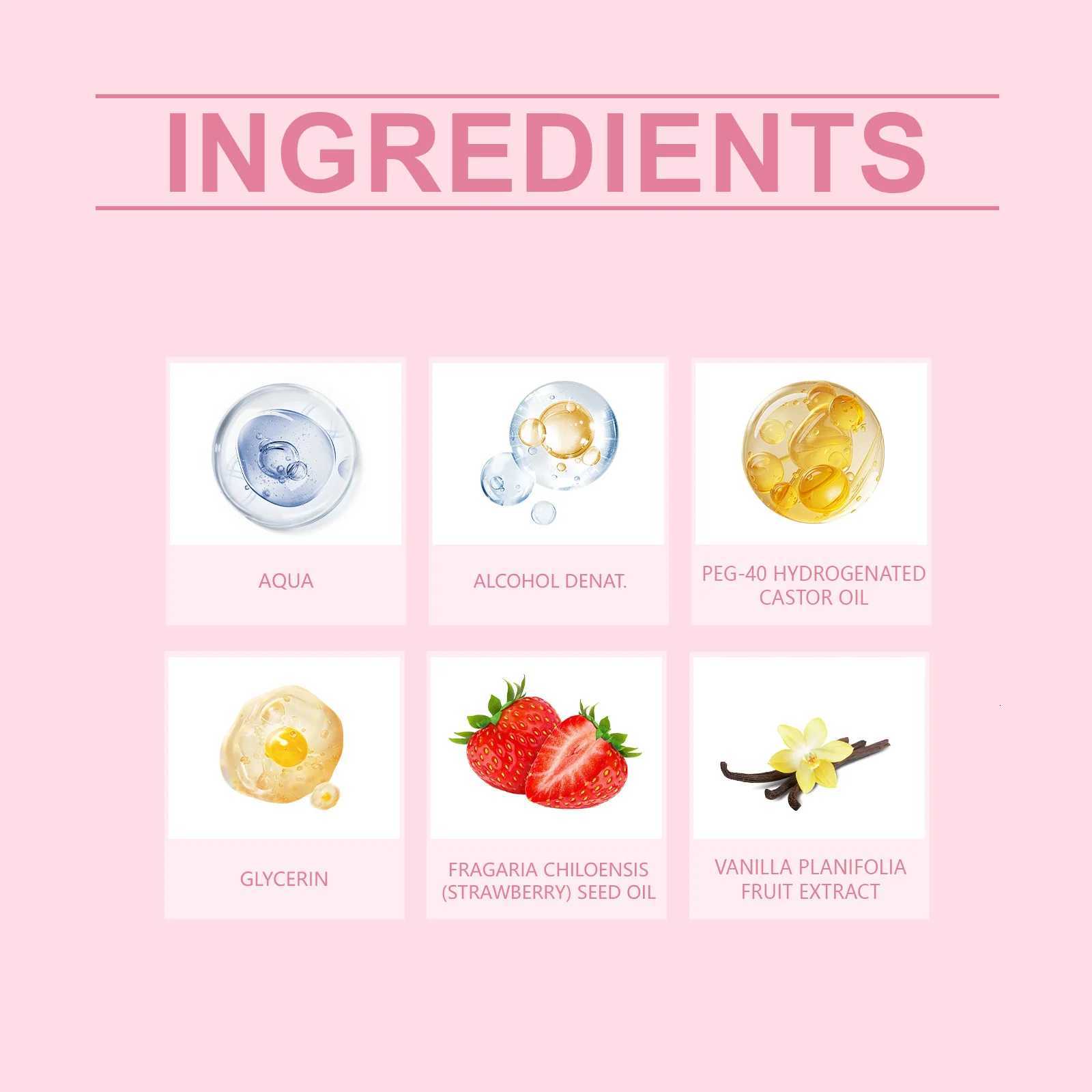 Roxelis Strawberry Sugar Sweet and Vital perfume Fresh Sweet and Lasting Fragrance Date Commuting Multi Scene Portable PerfumeT251209