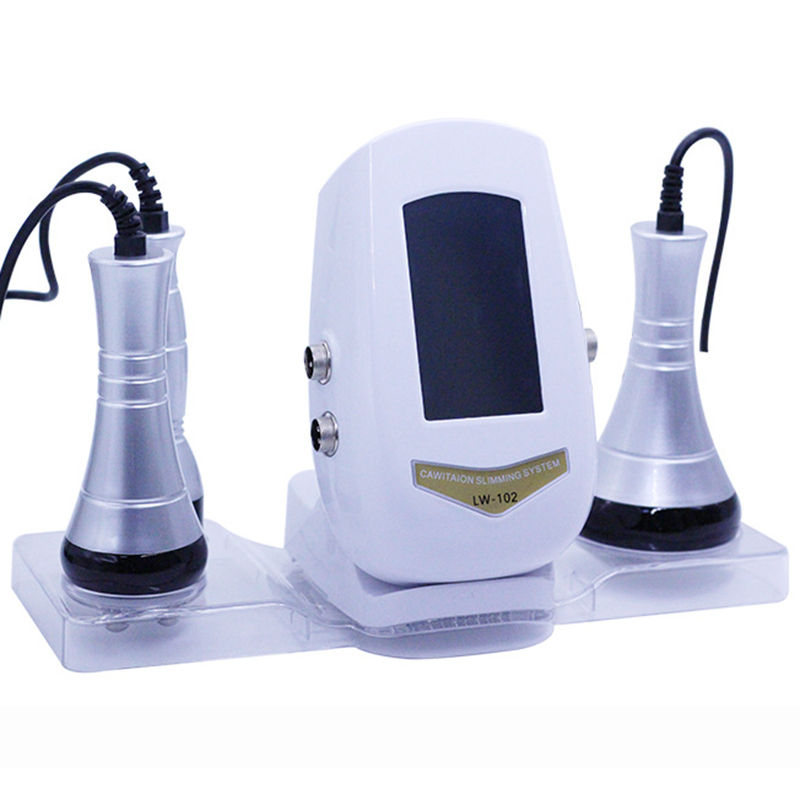 3in1 Multipolar Ultrasonic RF Body Shaping Machine Facial and Body Firming Fat Burning 40K Cavitation Slimming Weight Reduce Cellulite Removal Face Li