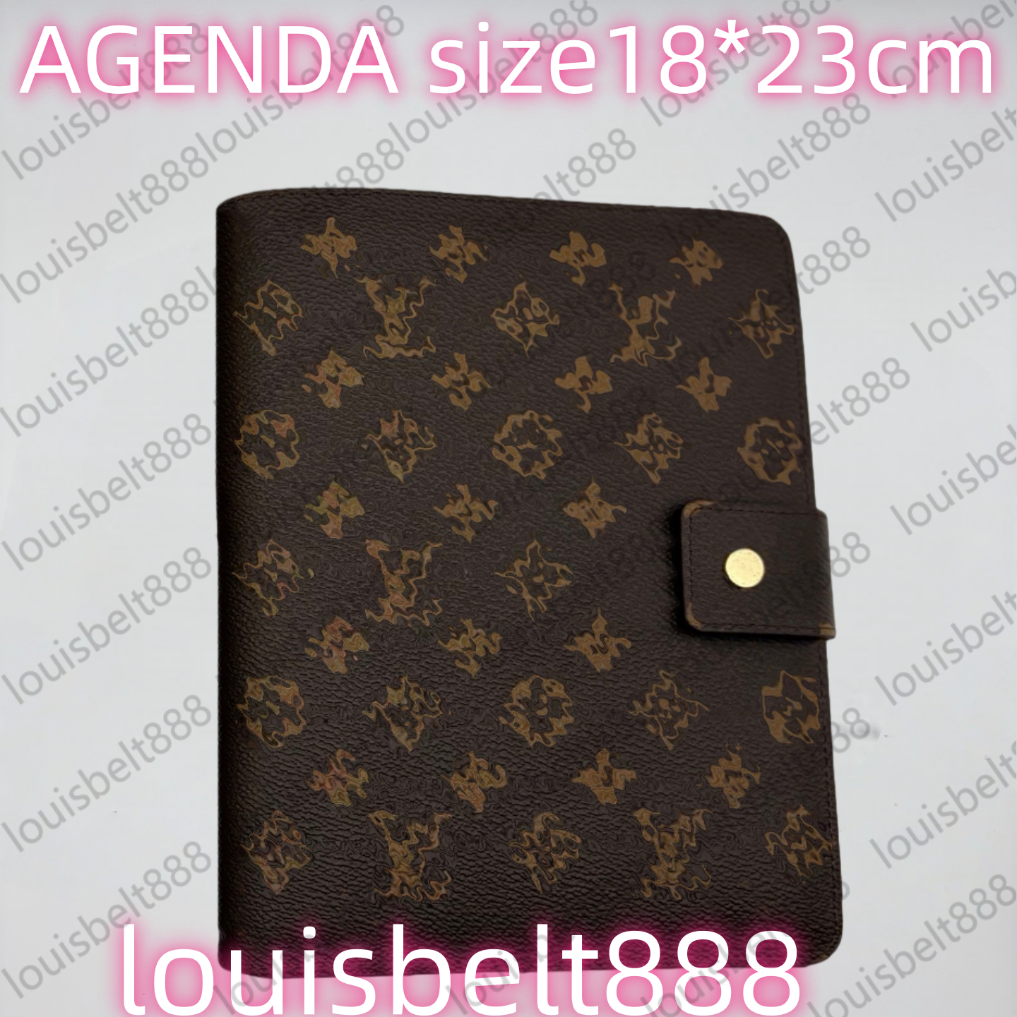 TOP Designer DESK AGENDA COVER GM PM MM Memo Planner Men Women Notebook Diary Agendas Protective Case Card Passport Holder Wallet Desktop 18 x 23 cm