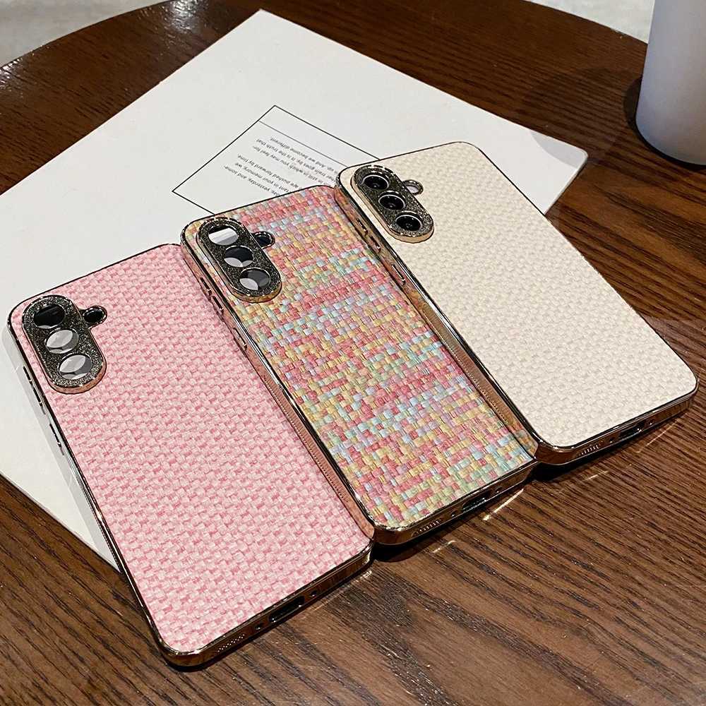 Luxury Gold Glitter Hard Cover Woven Pattern Fashion Wen Phone Case for Honor 400 PRO Lite 300 90 100 200 Magic 6 7 X60 X50 GT C251209