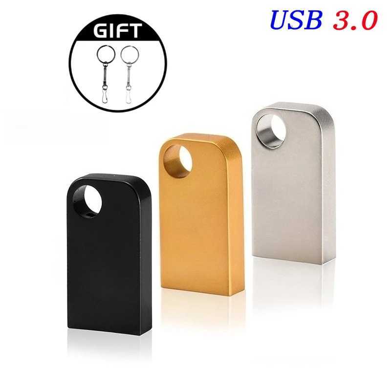 Mini Metal USB30 128GB Business Gift Memory Stick 64GB High Speed USB 30 Flash Drive 32GB Key Chain Pen Drive 16GB 8GB 4G C251209