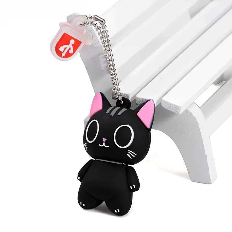Cute Cartoon Penguin Cat Owl 64GB USB Flash Drive 8GB 16GB 32GB Lion Pendrive USB 20 Memory Stick Dinosaur Pen Drive C251209