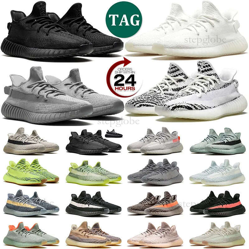 Designer yz 350 running shoes for men women sneaker Onyx Bone Steel Grey Triple White Tail Light outdoor sports mens trainers sneakers 36-48