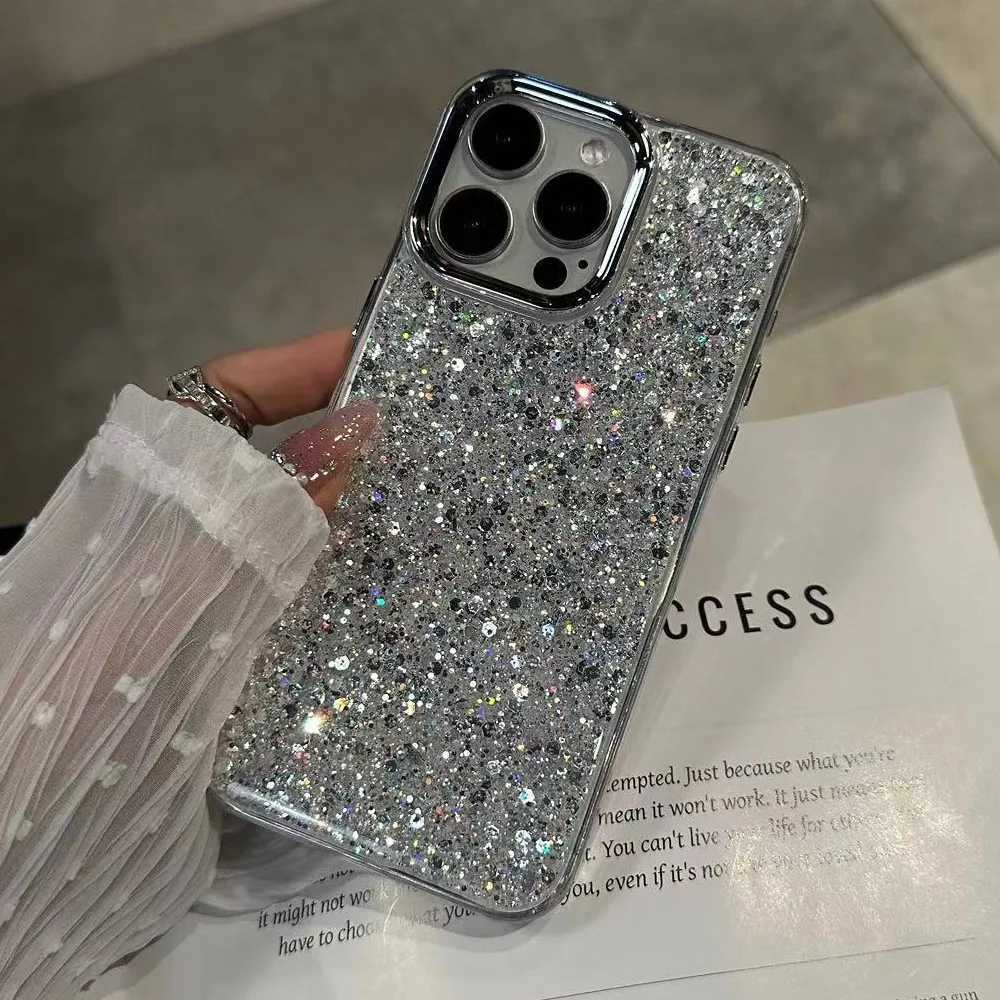 Luxury Bling Glitter Shockproof Phone Case For iPhone 17 Air 16 15 14 13 12 11 Pro Max Plus Soft Bumper Protection Cover C251209